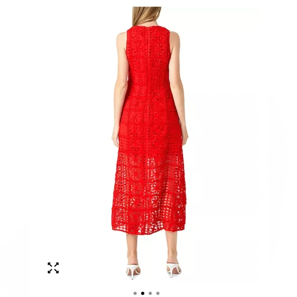 Endless Love Women’s Red Textured Maxi Dress Small NWT MSRP $185 Holiday Party - Picture 16 of 16